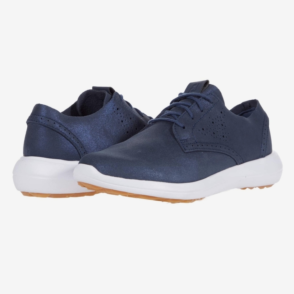 FOOTJOY Flex LX Blue Glitter Suede - Size 40
